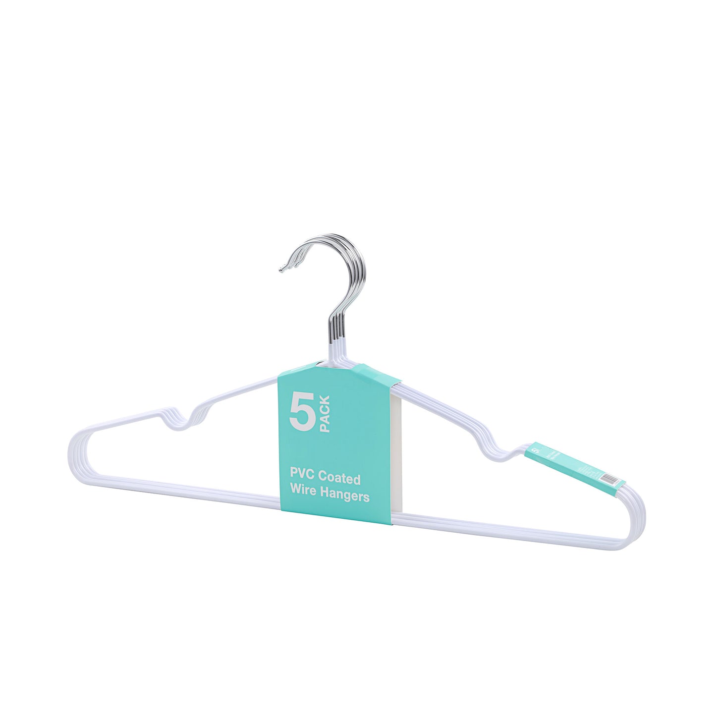 Pvc Coated Clothes Hangers 5pk