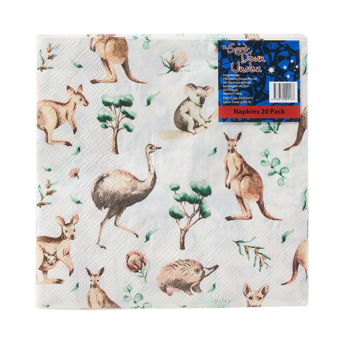 Aussie Napkins Party 20pk