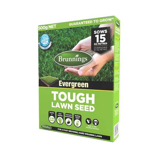 Brunnings Tough Lawn Seed 500g