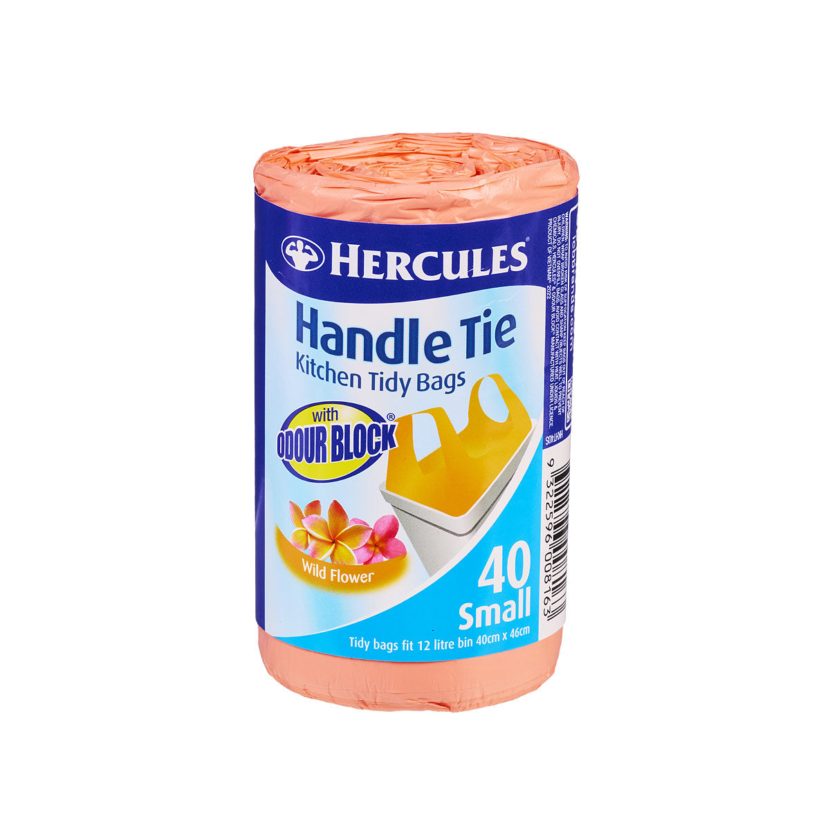 Hercules Kitchen Tidy Bags 12L Small 40pk Assorted