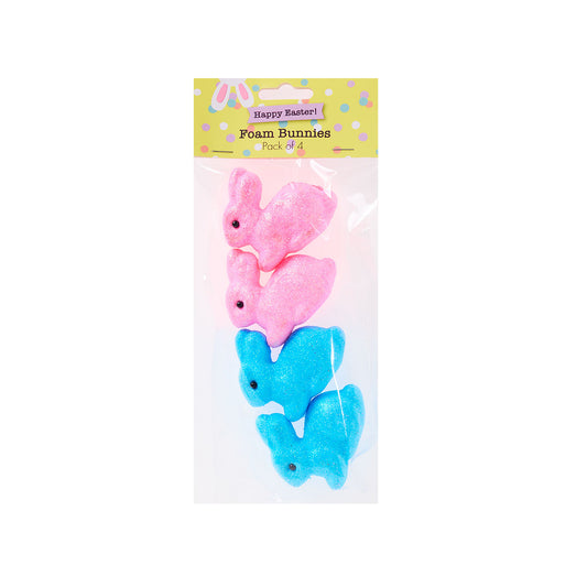 Easter Foam Bunnies 4pk