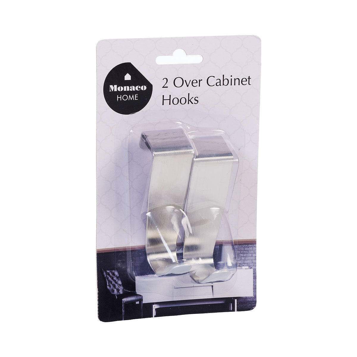 Over Door Cabinet Hook 2pk