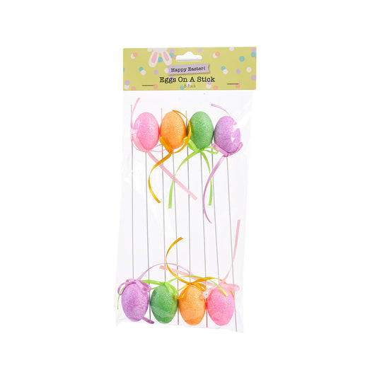 Easter Egg On A Stick 8pk
