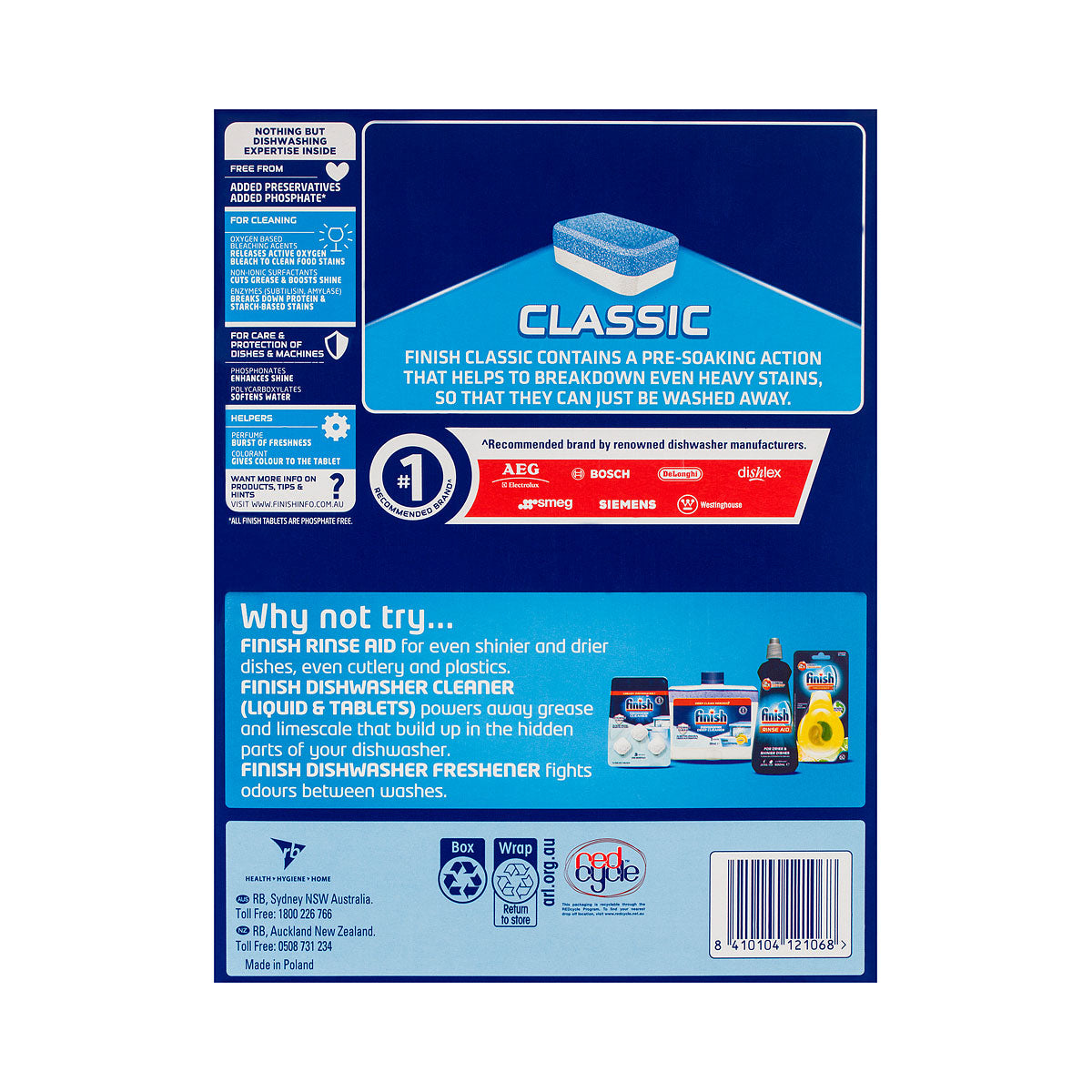 Finish Classic Everyday Clean Dishwashing Tablets 60pk