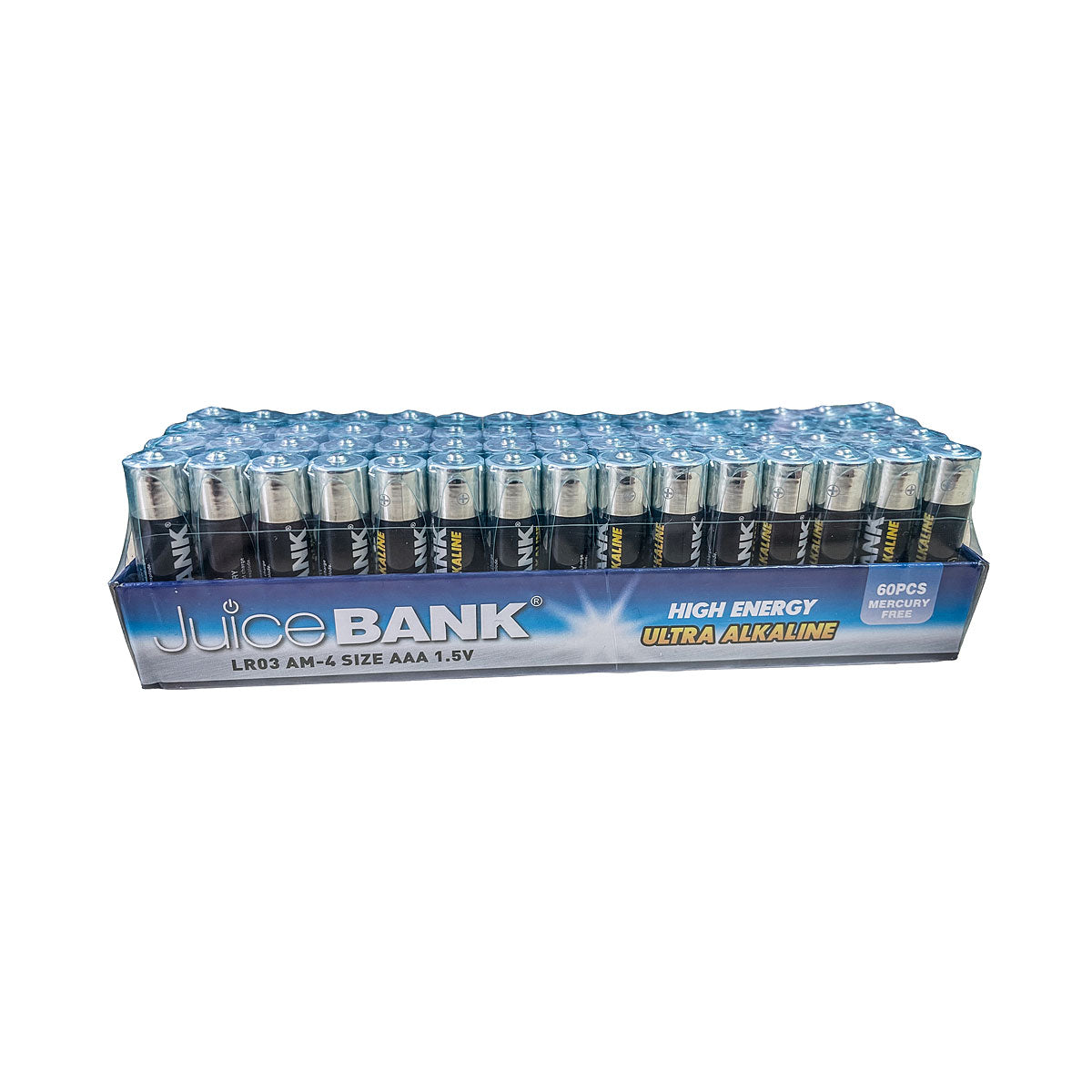 JB Alkaline AAA Batteries 60pk
