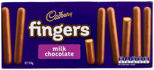 Cadbury Fingers Milk Chocolate 114g
