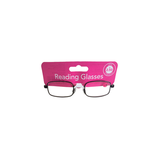 Easy Reader Glasses 250 Black Metal