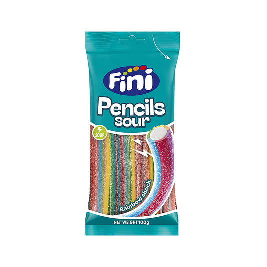 Fini Sour Rainbow Pencil 100g