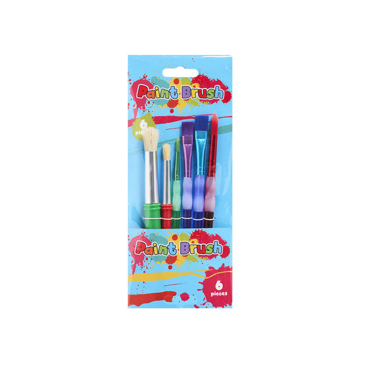 Children's Paint Brushes 6pk