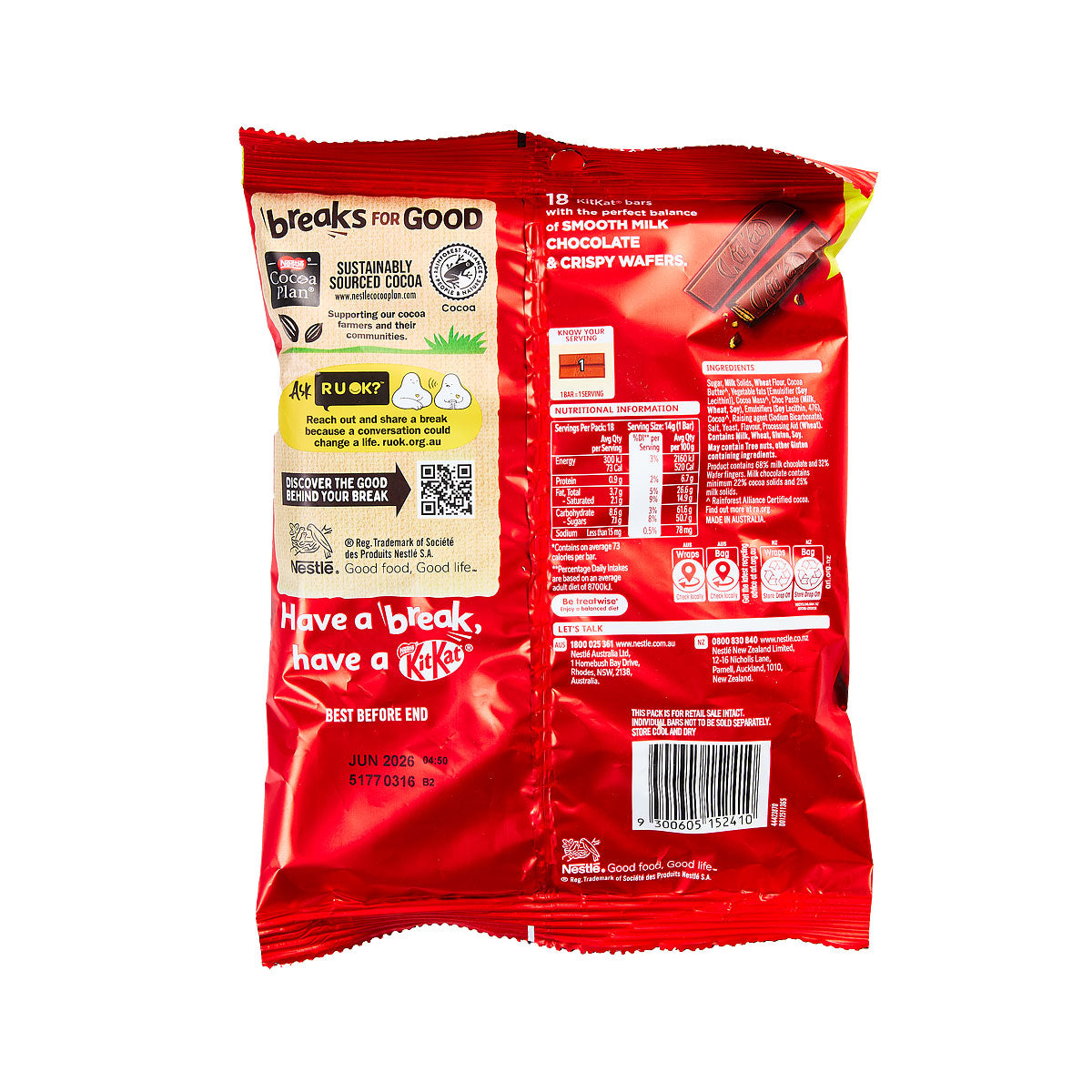 Kit Kat Large Share Pack 252g 18pk