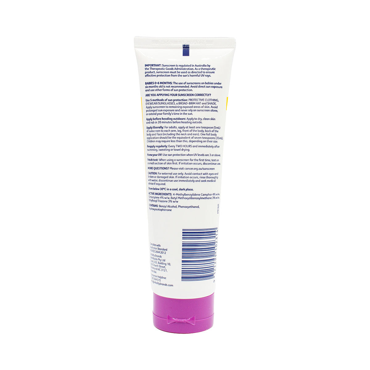 Cancer Council Kids' Sunscreen SPF50 110mL