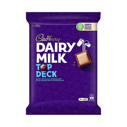 Cadbury Top Deck Chocolate Block Large 340g