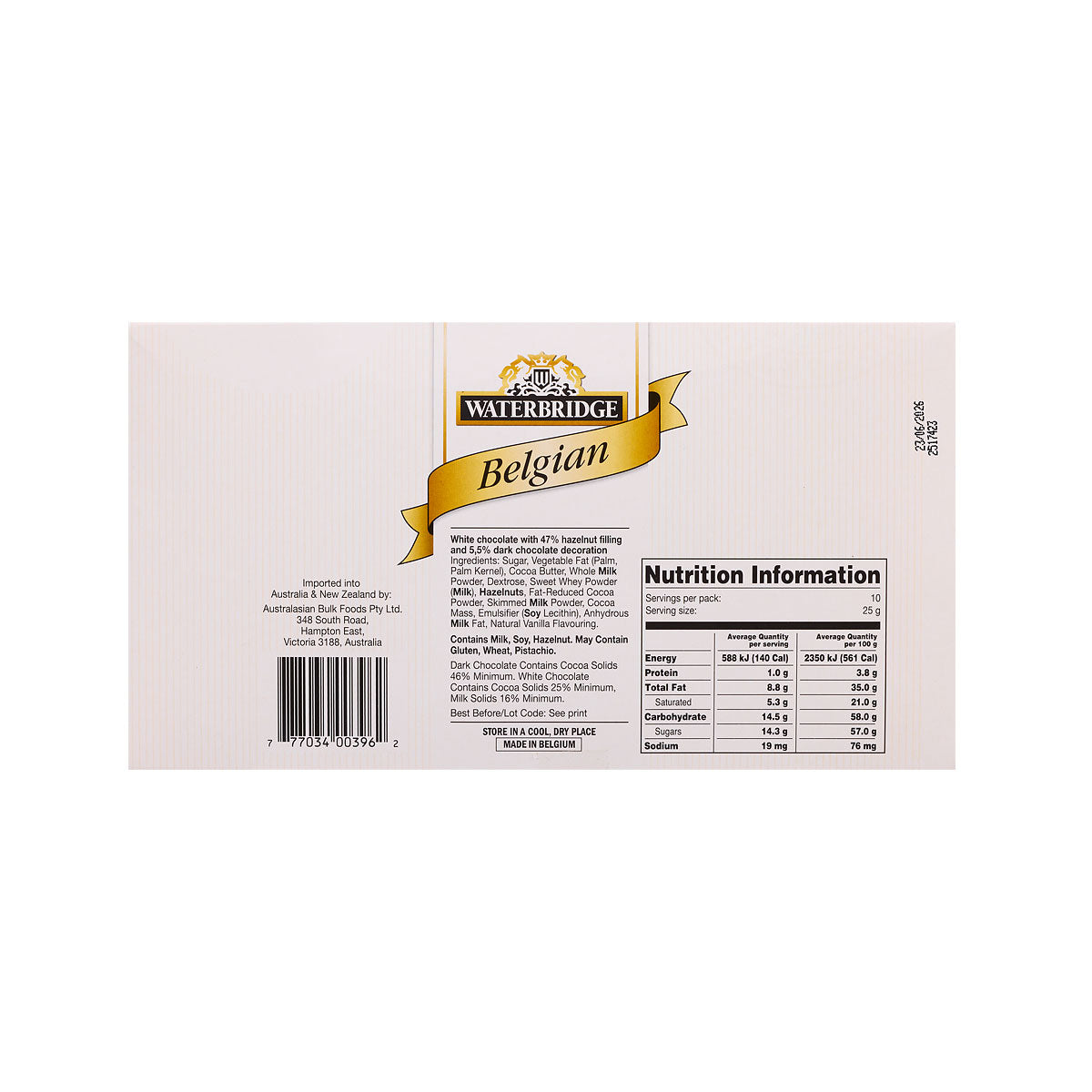 Waterbridge Seashells 250g