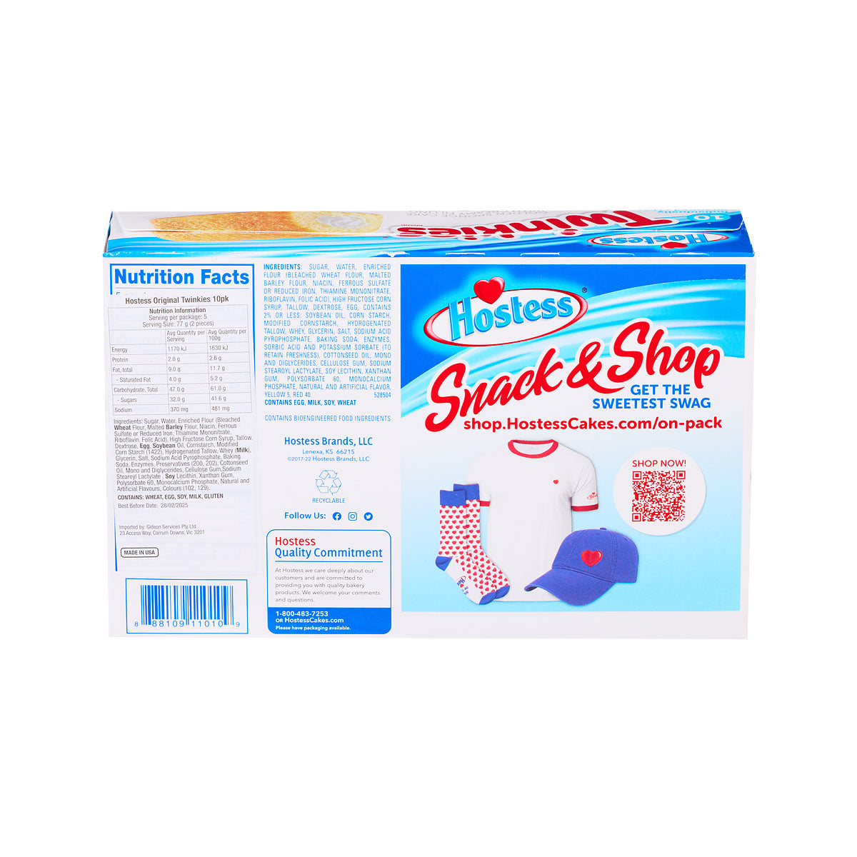 Hostess Twinkies Original 385g 10pk