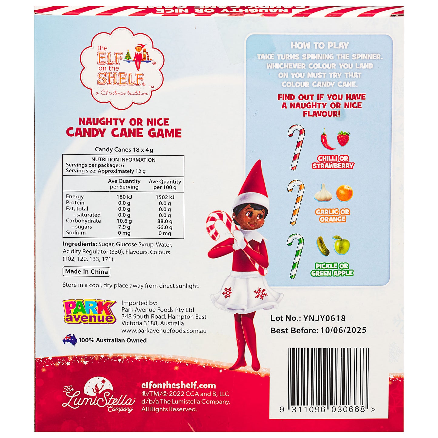 Elf On The Shelf Naughty & Nice Game 72g