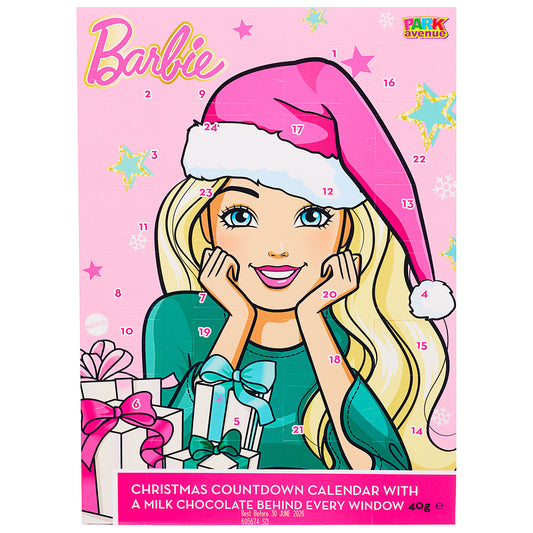 Milk Chocolate Advent Calendar Barbie/Transformers 40g