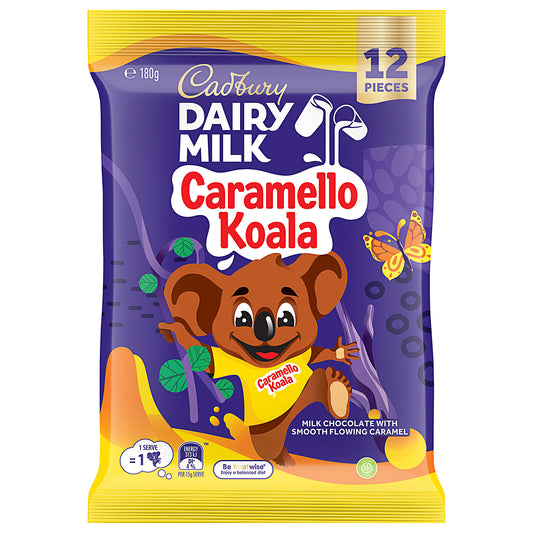 Cadbury Caramello Koala Chocolate Sharepack 180g 12pk