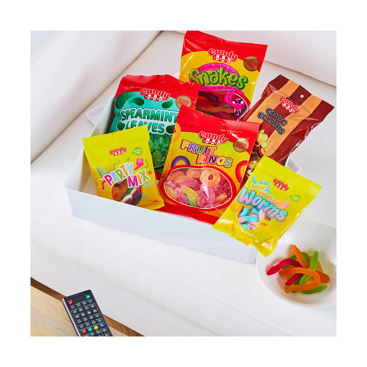 Candy Corner Spearmint Leaves Lollies 325g