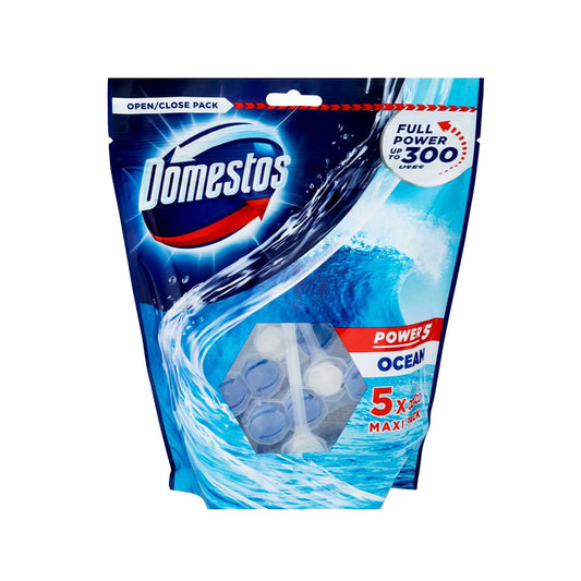 Domestos Toilet Cage Power 5 Ocean 55g 5pk