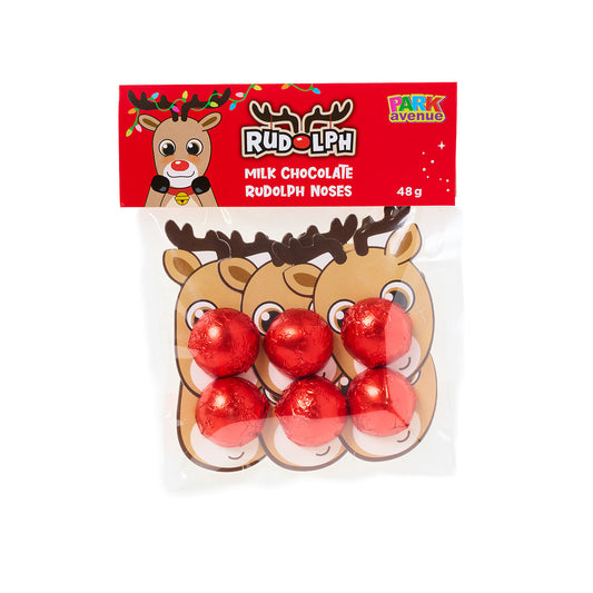 Rudolph Milk Chocolate Noses 48g 6pk