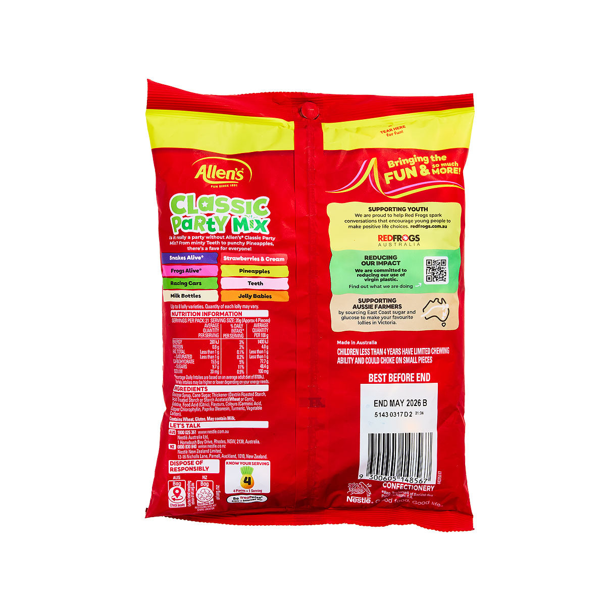 Allens Fam Size Party Mix Classic 420g