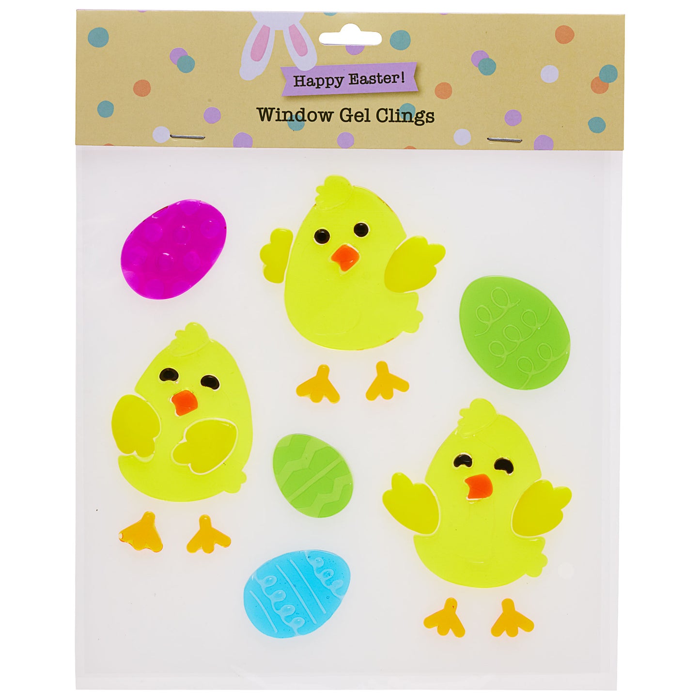 Easter Window Gel Clings Square