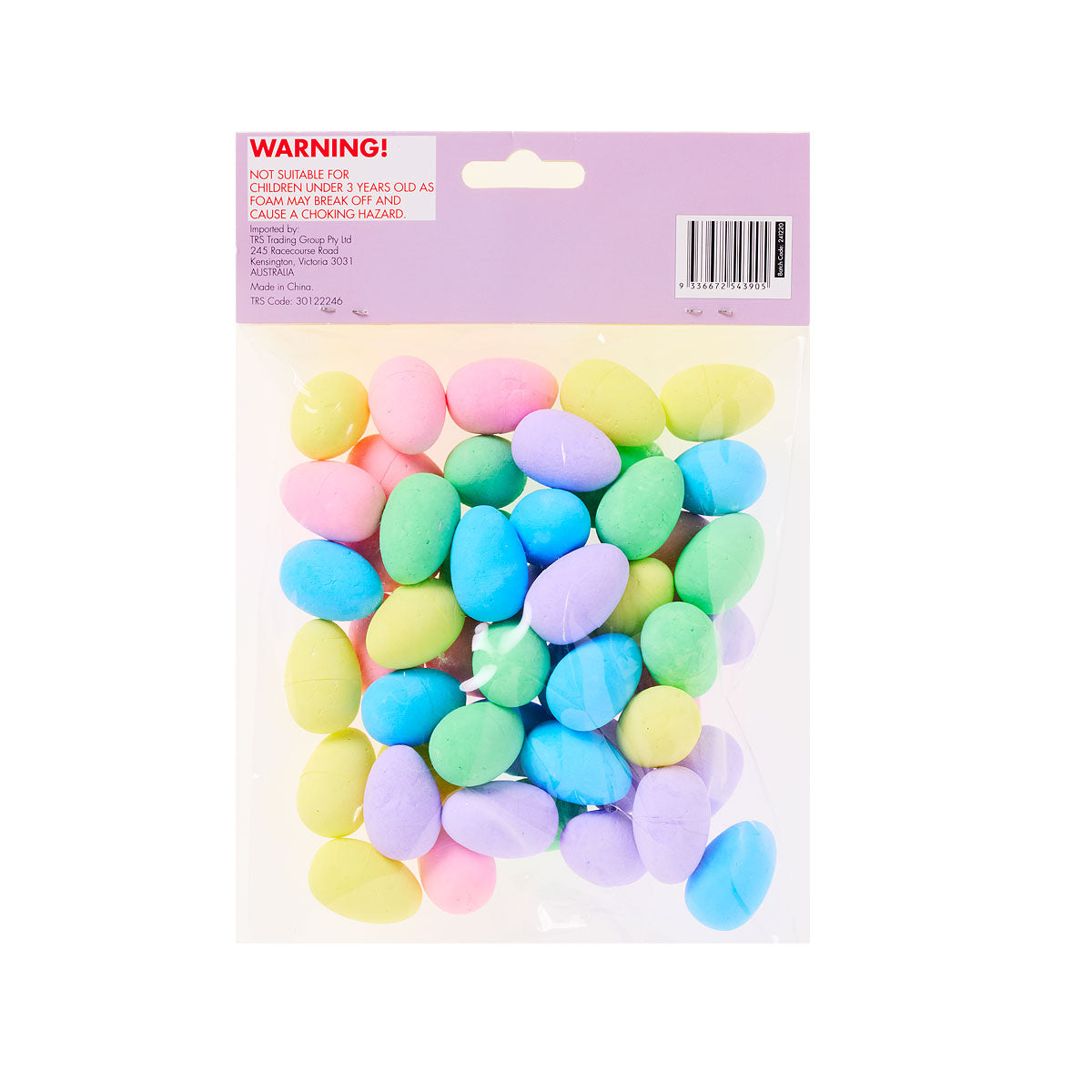 Easter Mini Foam Eggs 50pk