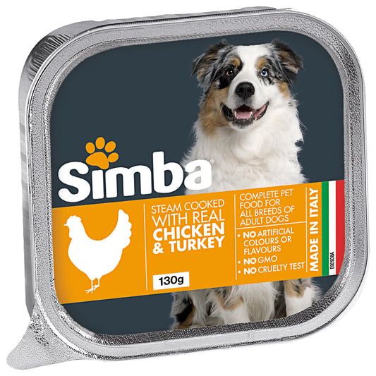 Simba Dog Food Chicken & Turkey 130g