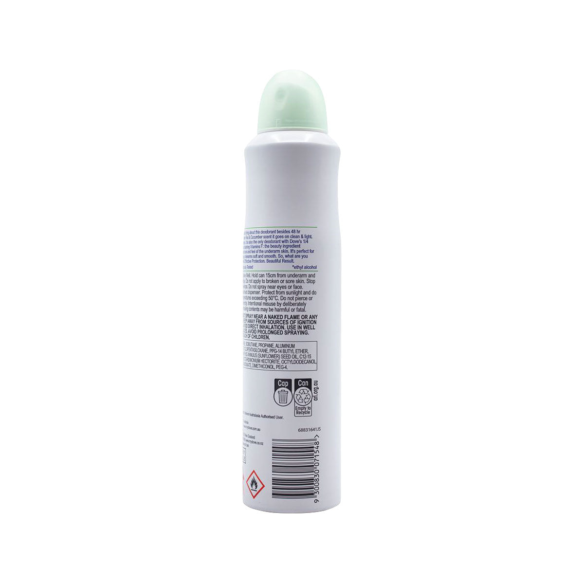 Dove Antiperspirant Deo Cucumber & Green Tea 220mL