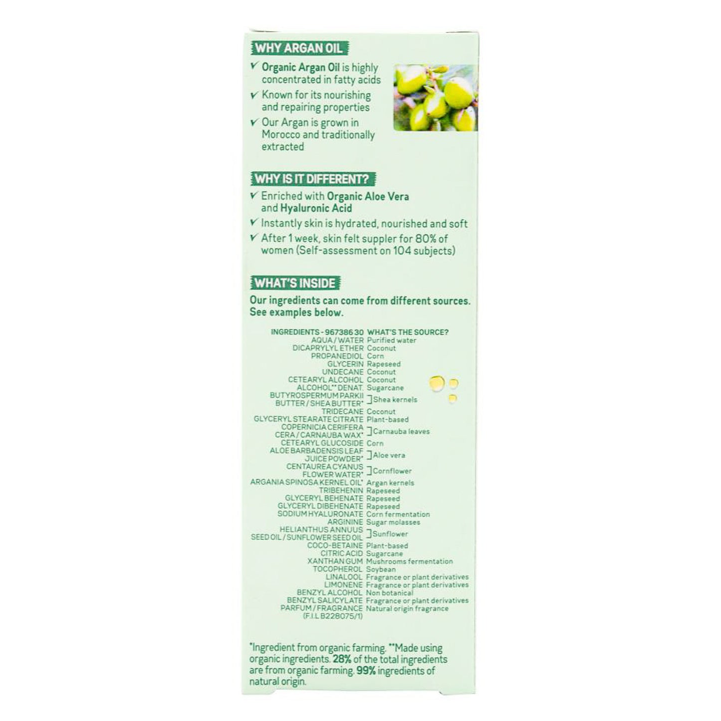Garnier Organics Nourishing Moisturiser For Dry Sensitive Skin 50mL