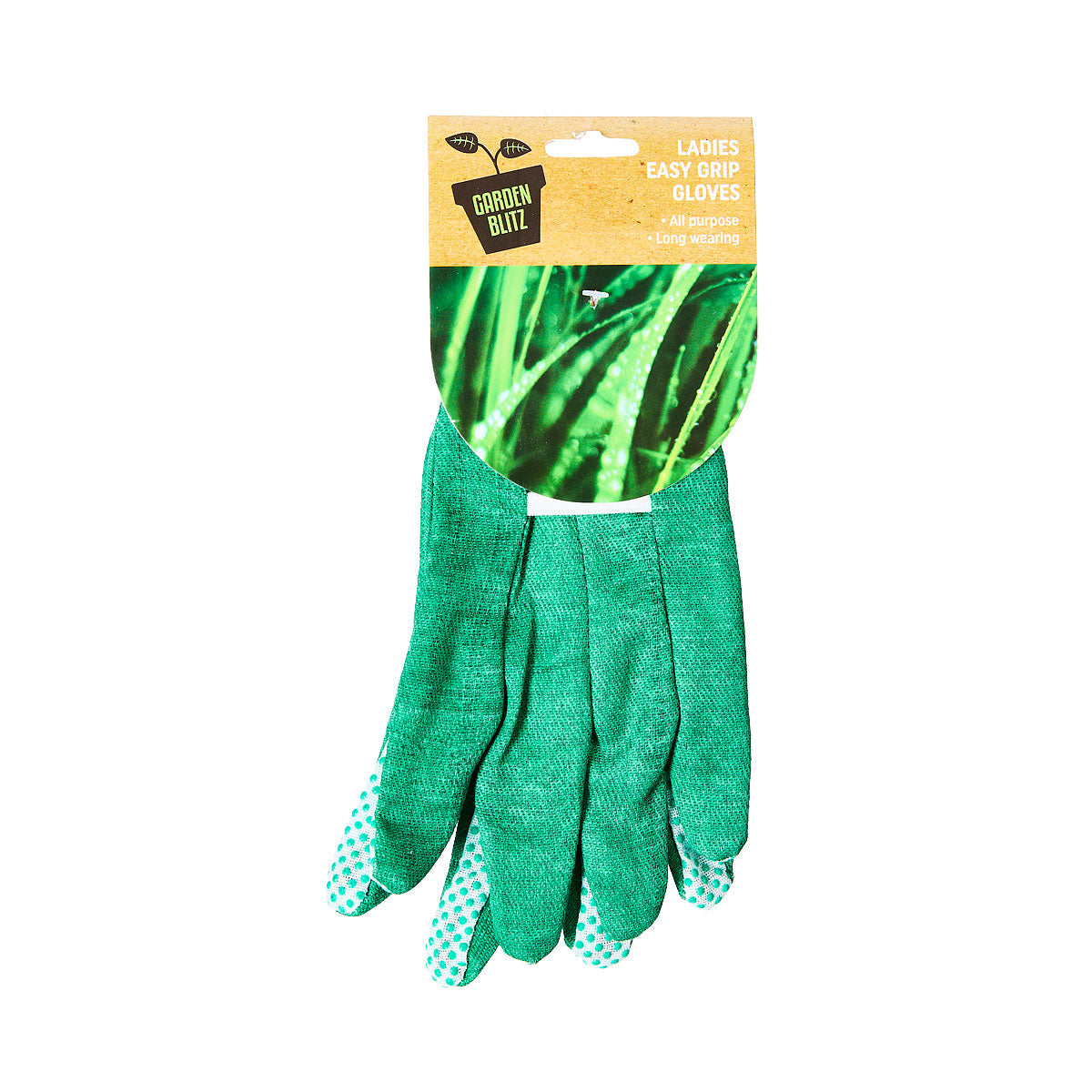 Ladies Glove With Rubber Coating