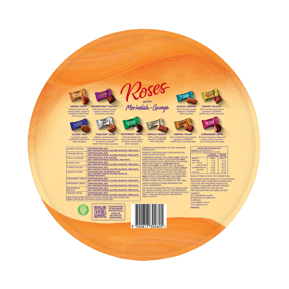 Cadbury Roses Chocolate Tin 600g