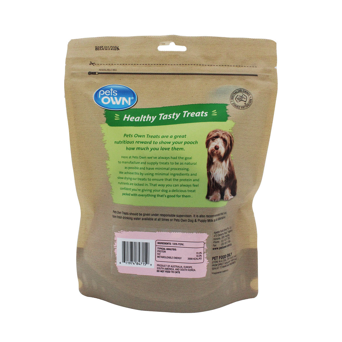 Pets Own Pigs Ears 5pk