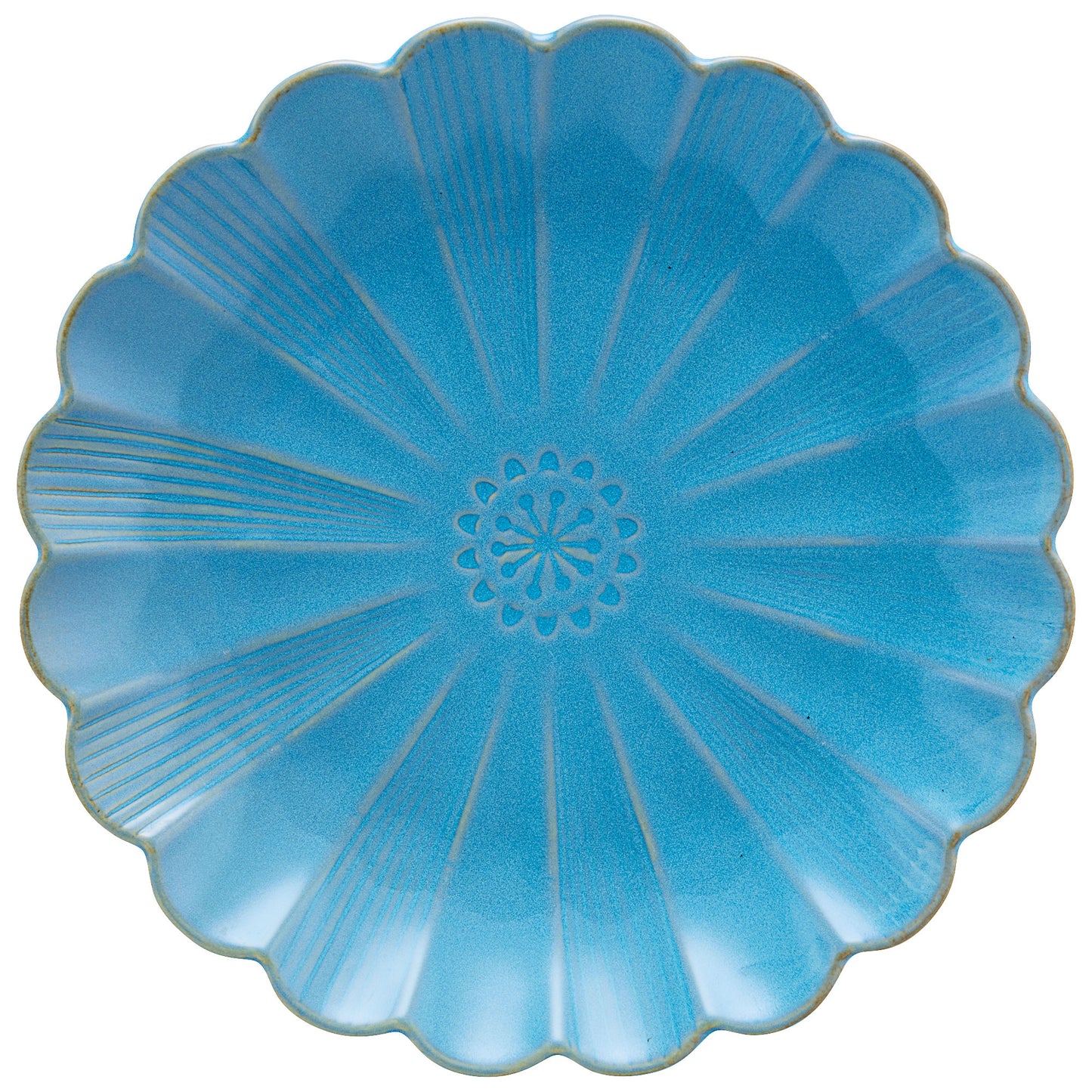 Flower Reactive Dinner Plate