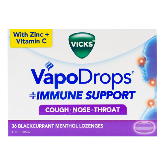 Vicks VapoDrops Immune Support Menthol Lozenges