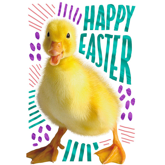 Easter Card Happy Duck
