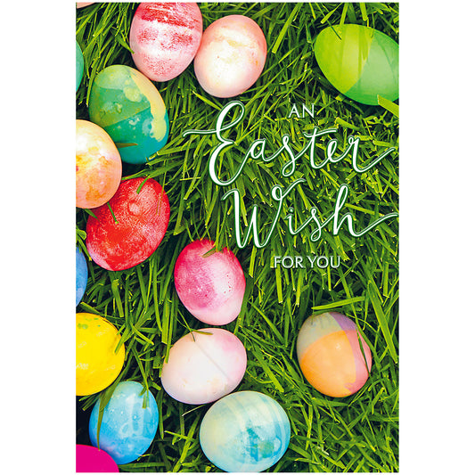 Easter Card Photographic Eggs