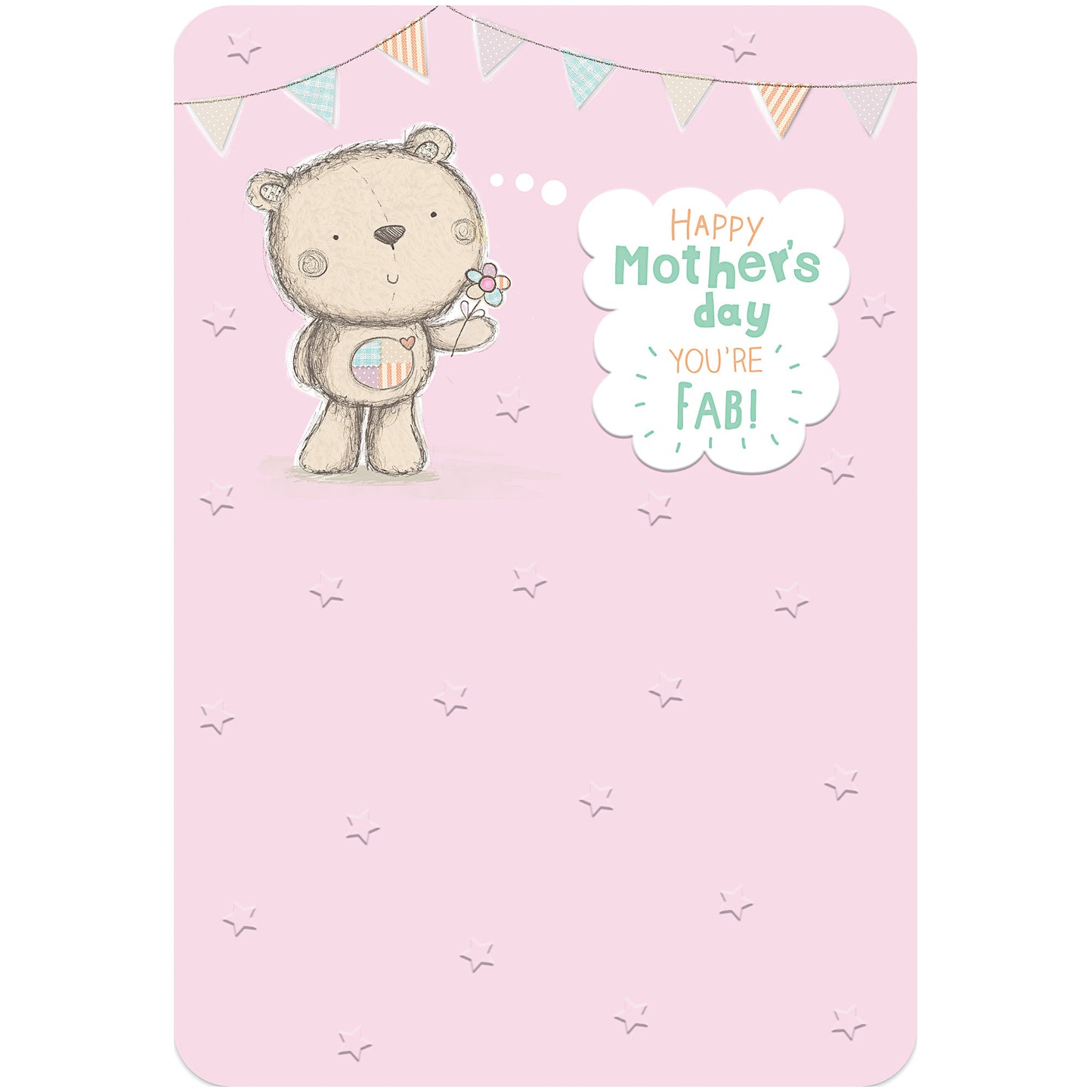 Mother's Day Card Thought Bubble Bear