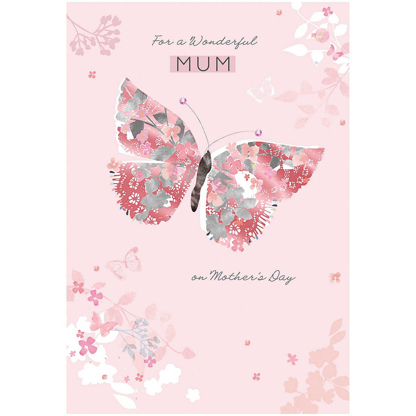 Mother's Day Card Trad Butterfly