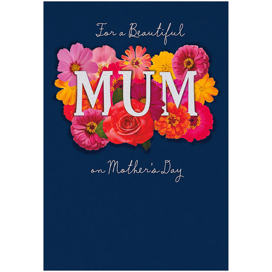 Mother's Day Card Floral Mum