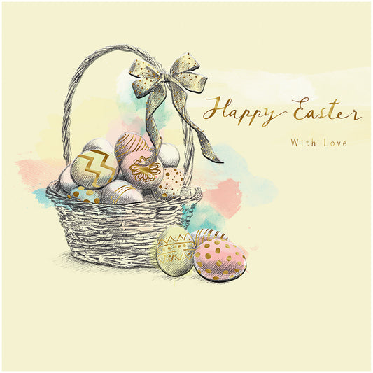 Easter Card Egg Basket