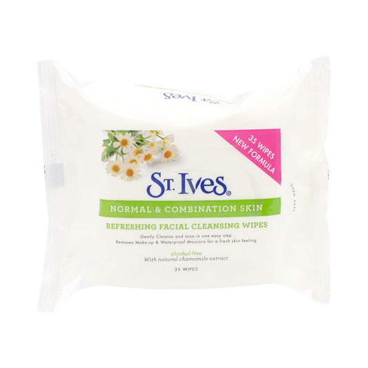 St Ives Facial Wipes Refreshing 35pk