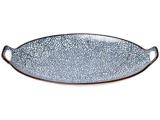 Japandi Oval Platter 33.5cm