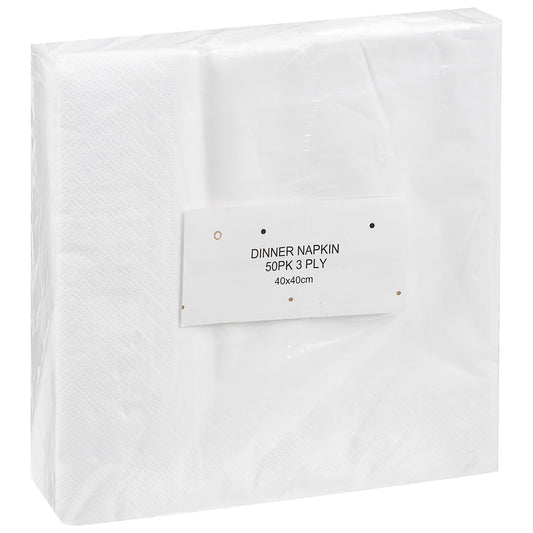 Dinner Napkin 3ply 50pk
