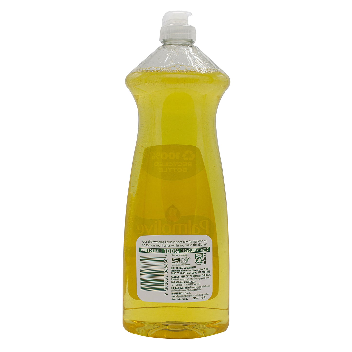 Palmolive Dishwashing Liquid Lemon 750mL