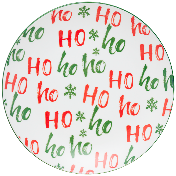 Ceramic Side Plate Ho Ho 19cm