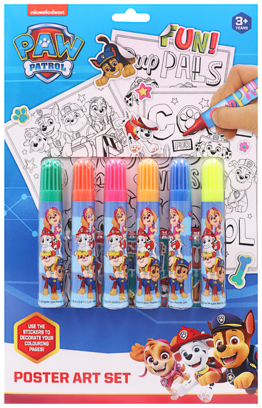 Paw Patrol Poster Art Set