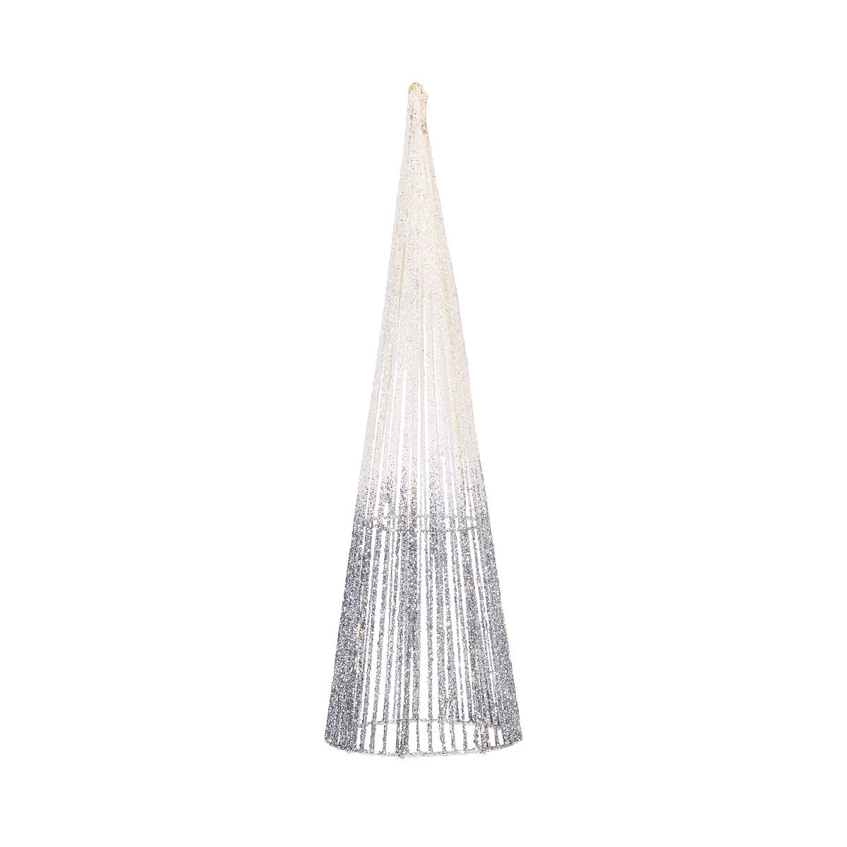 Christmas Wire Cone Decoration 40cm L Assorted