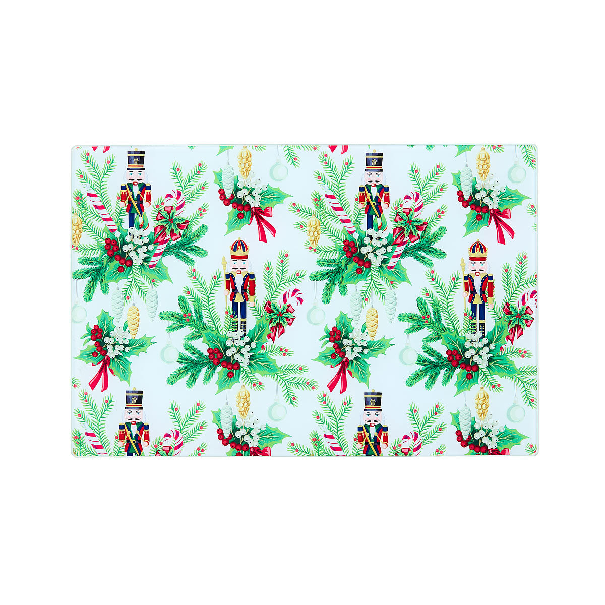 Christams Glass Cutting Board Assorted