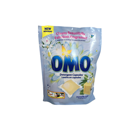 Omo Laundry Capsules Marseille Soap & Spring Blossom 42pk